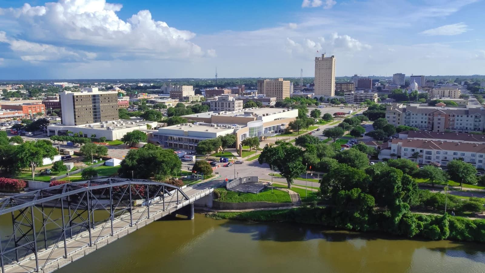 Waco, Texas — the Alico Building and the Brazos River
